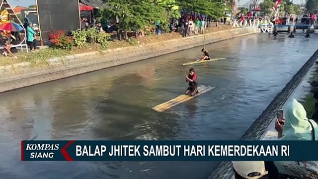 Jelang Hut Ke-80 RI, Warga di Situbondo Gelar Balap Jhitek | KOMPAS SIANG