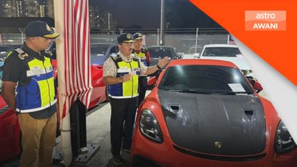 104 kenderaan mewah disita dalam Op Luxury 3.0