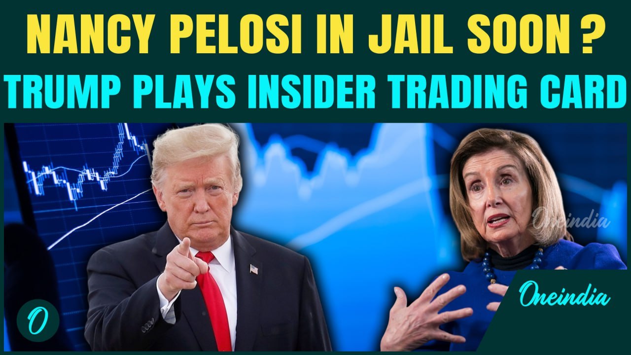 Trump ACCUSES Pelosi of MILLION-DOLLAR Stock Scams | Trump Threatens Jail Over $413M Portfolio