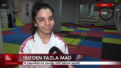 Adana'da 14 yaşındaki kız çocuğu milli takıma seçildi