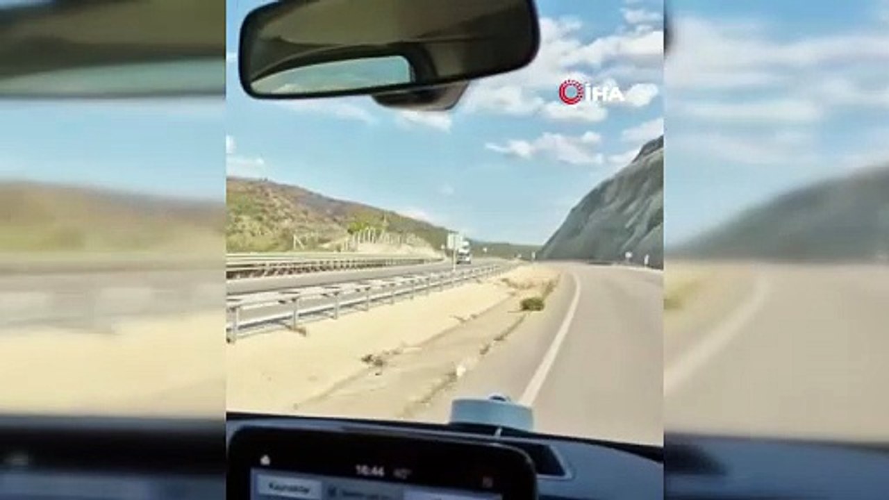 Bu sefer ki ters yön magandası bir motosiklet sürücüsü oldu