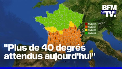 42 départements sont placés en vigilance orange canicule pour la journée de ce dimanche