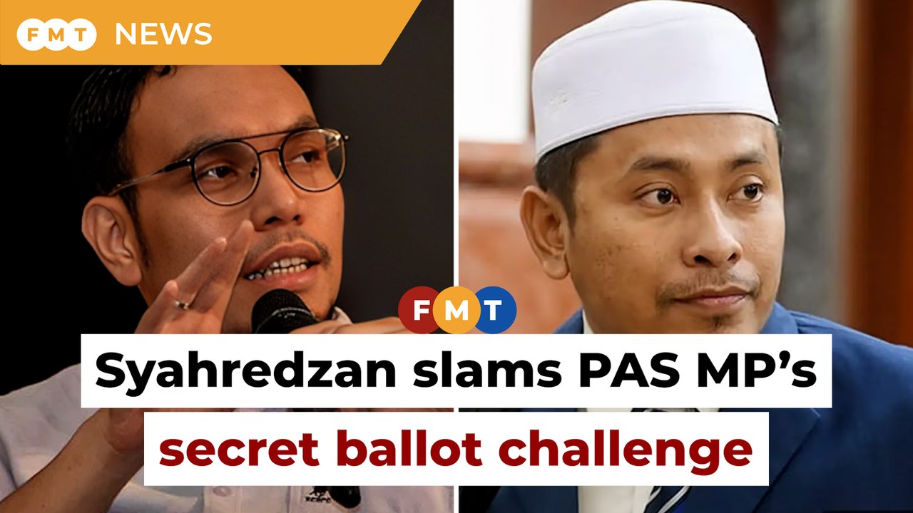 Syahredzan slams PAS MP’s secret ballot no-confidence vote challenge