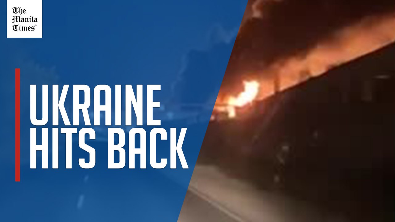 Huge fire at industrial facility in Russia's Saratov as governor reports Ukraine drone attack