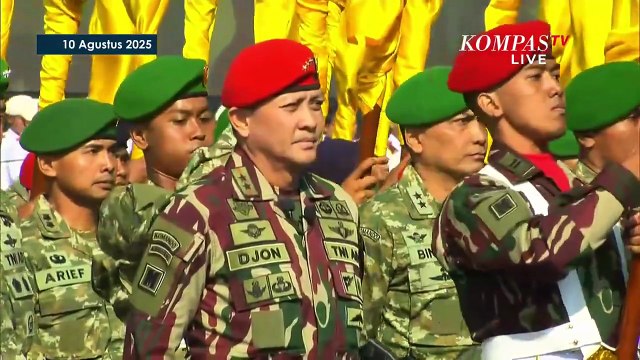 Menggelegar! Dentuman dan Aksi Pasukan TNI Buka Upacara Kehormatan Militer