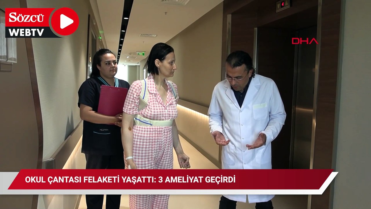 Okul çantası felaketi yaşattı: 3 ameliyat geçirdi