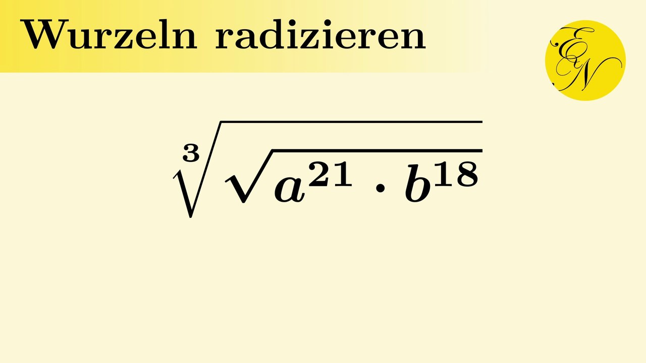 Wurzeln radizieren