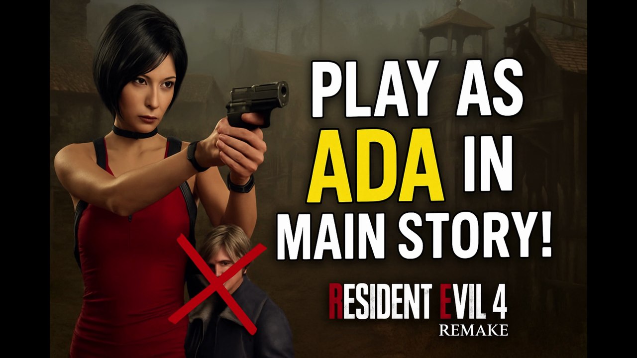 🎮 How to Install Ada Wong Mods (Replace Leon in Main Story) | Resident Evil 4 Remake – Full Guide