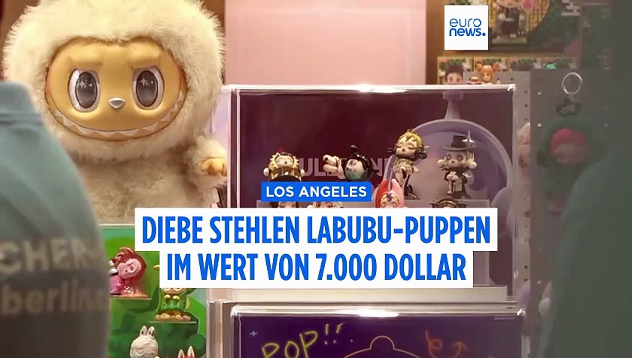 Los Angeles: Diebe stehlen virale Labubu-Puppen im Wert von 7.000 Dollar