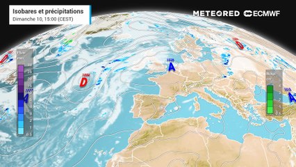 Évolution des centres d'action en Europe et France 🌍