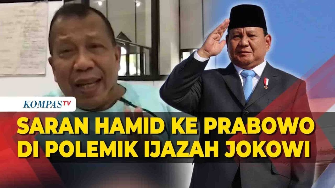 Saran Prof Hamid Awaluddin Untuk Presiden Prabowo Atasi Polemik Tudingan Ijazah Palsu Jokowi
