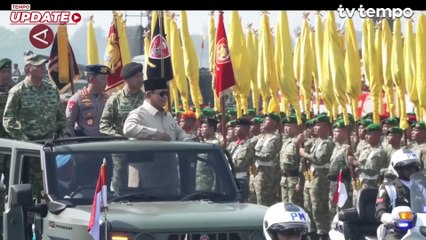 Presiden Prabowo Subianto Resmikan Ratusan Satuan Baru TNI