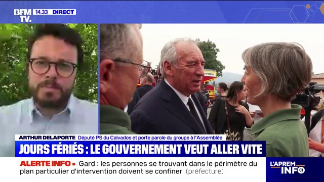 Suppression de deux jours fériés: Nous sommes l'un des pays d'Europe avec le moins de jours fériés , estime Arthur Delaporte, député du Calvados (PS)