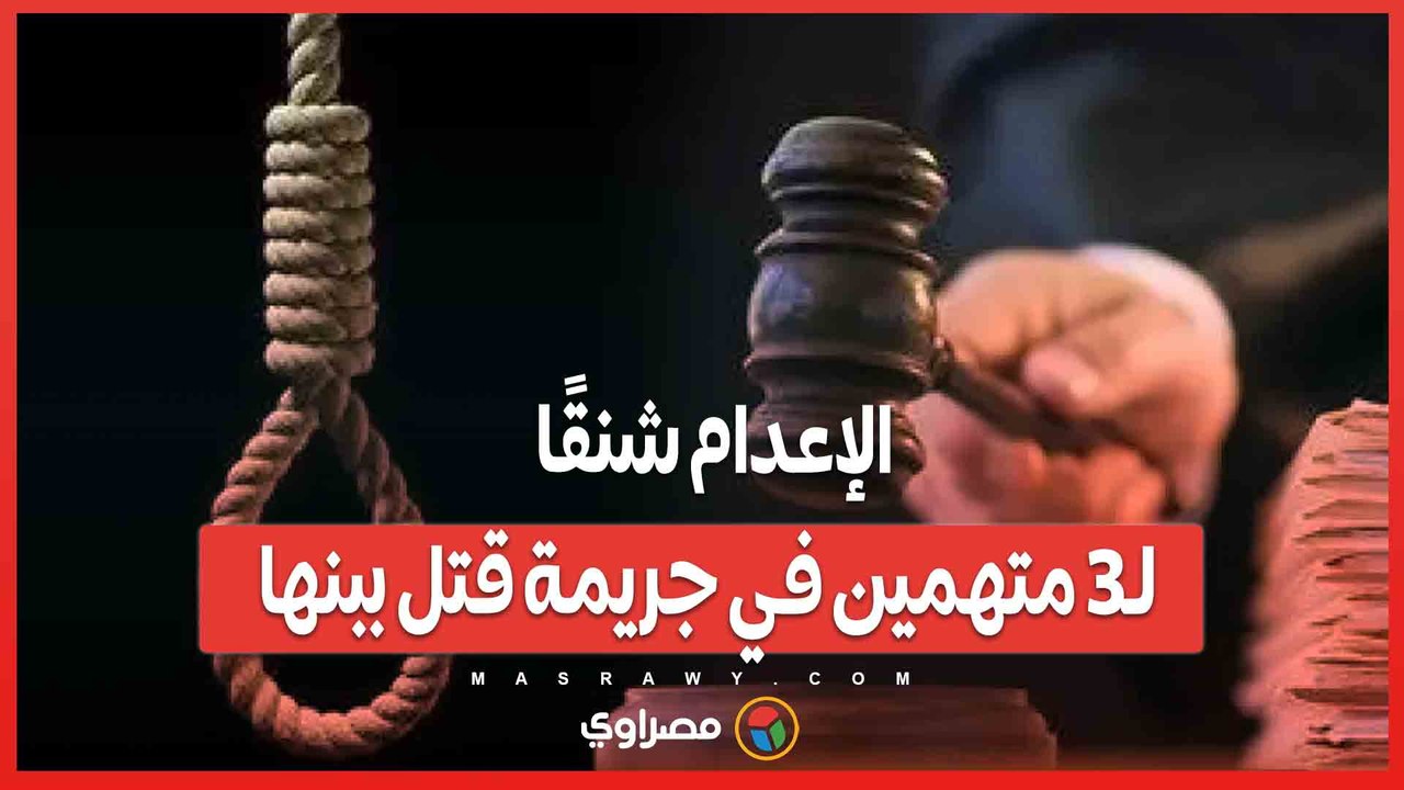 الإعدام شنقًا لـ3 متهمين في جريمة قتل ببنها.. تفاصيل الحكم الصادم