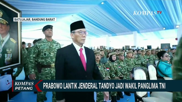 Prabowo Lantik Jenderal Tandyo Jadi Wakil Panglima TNI, ISESS: Bagian dari Inti Komando
