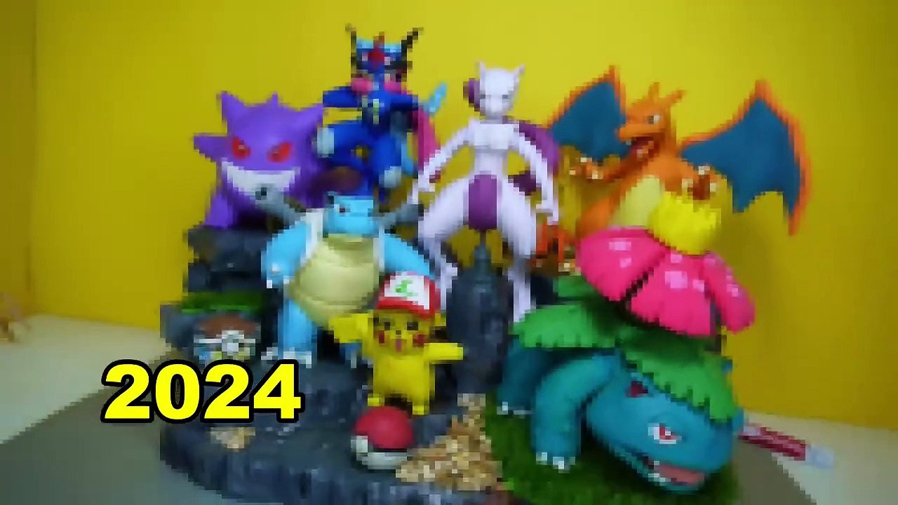 Making Pokemon - Charizard Greninja Pikachu Venusaur Blastoise Mewtwo Gengar ｜ Clay Art