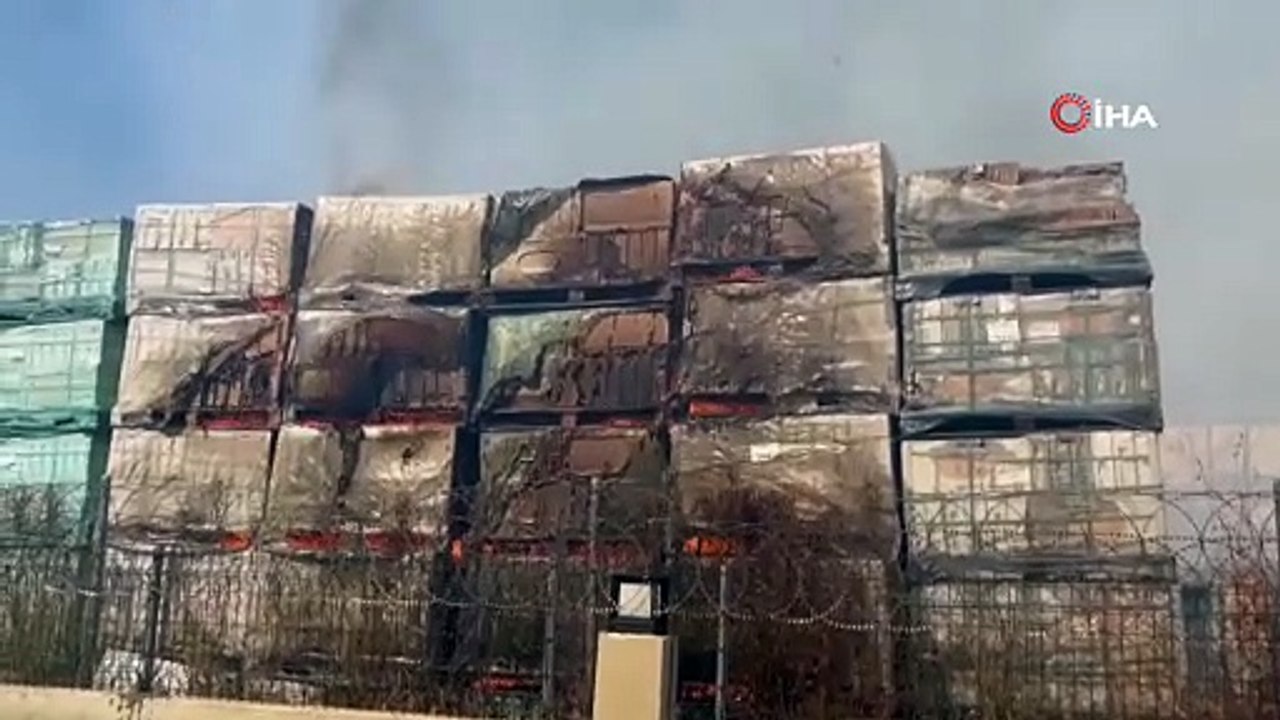 Çorlu’da tekstil fabrikası ve seramik deposunda büyük yangın