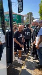 Kocaelispor, Trabzon seferine çıktı! Taraftardan coşkulu uğurlama