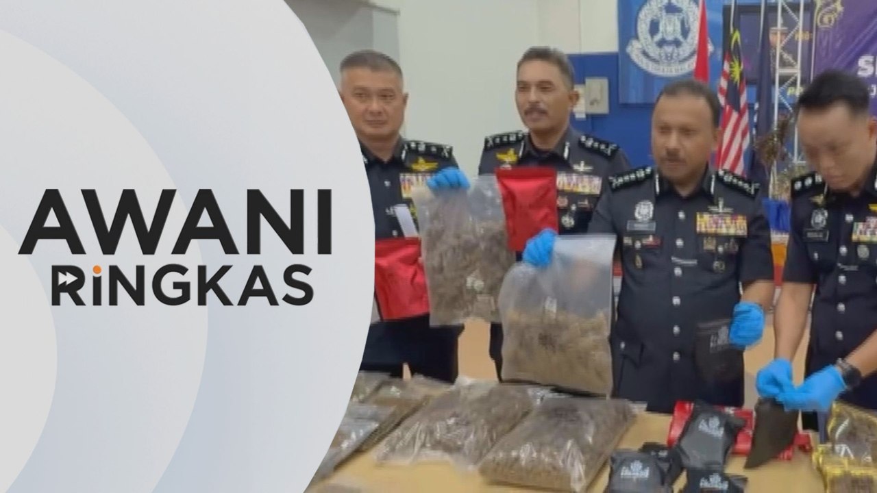 AWANI Ringkas: Tiga beranak ditahan miliki lebih 35kg ganja