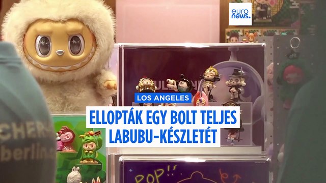 Ellopták egy üzlet teljes Labubu-készletét Los Angelesben