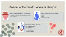 Cancer of the mouth, larynx or pharynx: treatment and risk of metastasis