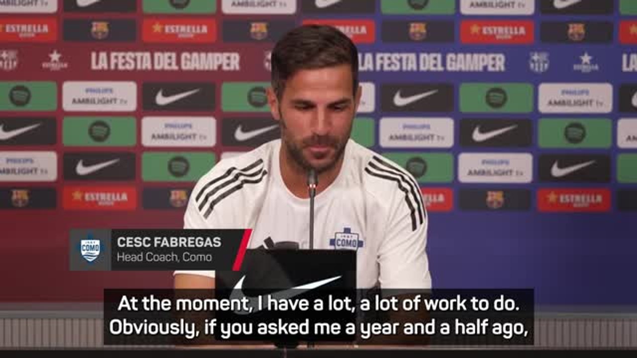 Does Cesc Fabregas want to coach Barcelona?