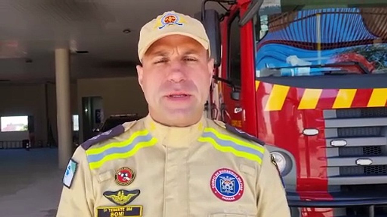 Tragédia em Céu Azul: Corpo de Bombeiros detalha atendimento a grave acidente na BR-277 com três ônibus e um automóvel