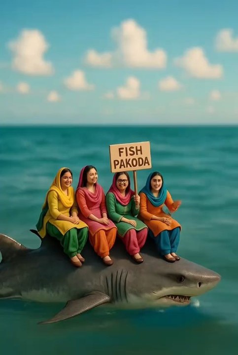 "Golden crispy Fish Pakora that melts in your mouth 😍🐟🔥 | AI Magic Food Video 🍽✨"