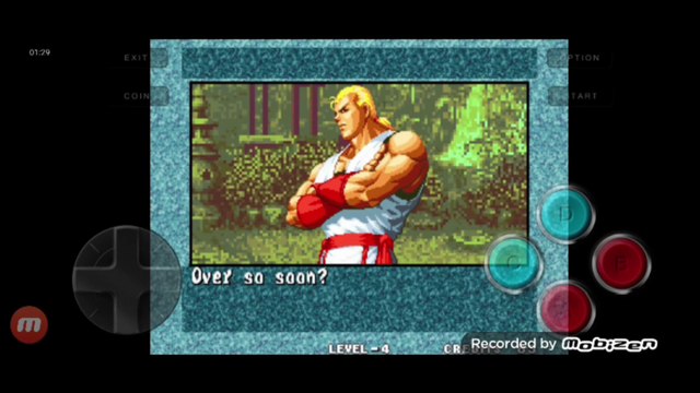 Fatal Fury 3 Bob Wilson vs Andy Bogard Bob Wilson é derrotado por Andy Bogard