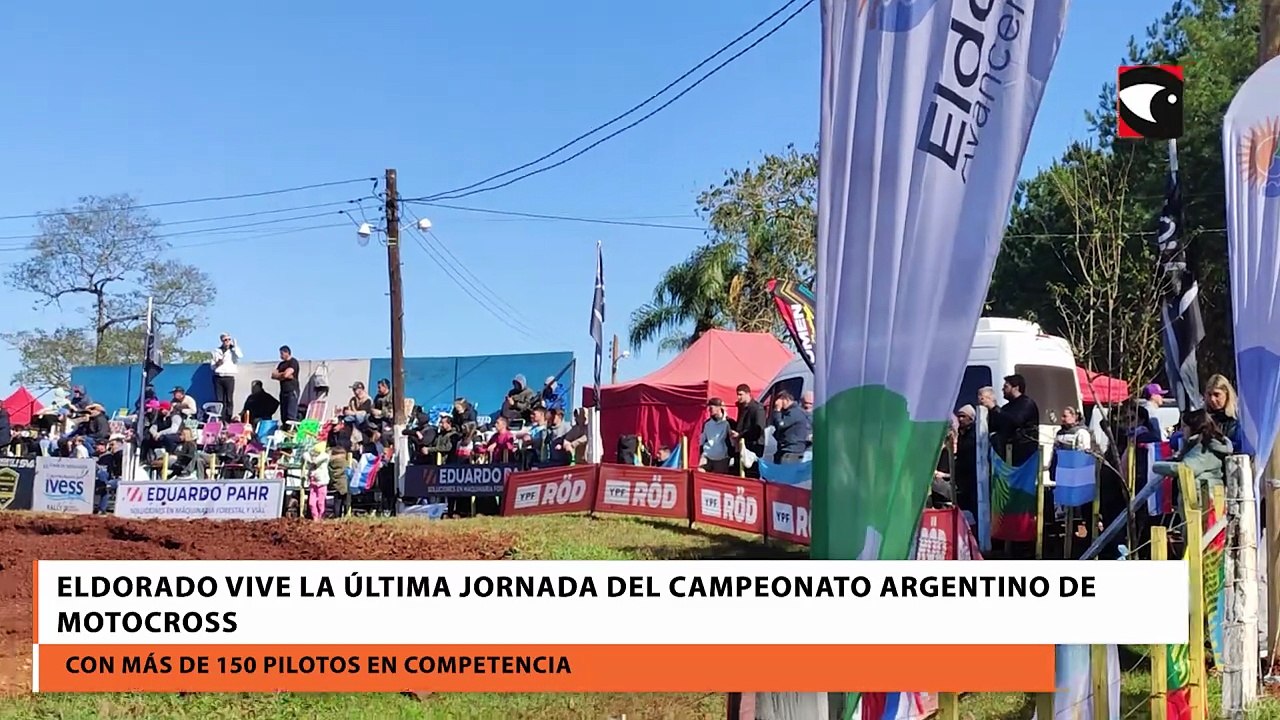 Eldorado vive la última jornada del Campeonato Argentino de Motocross