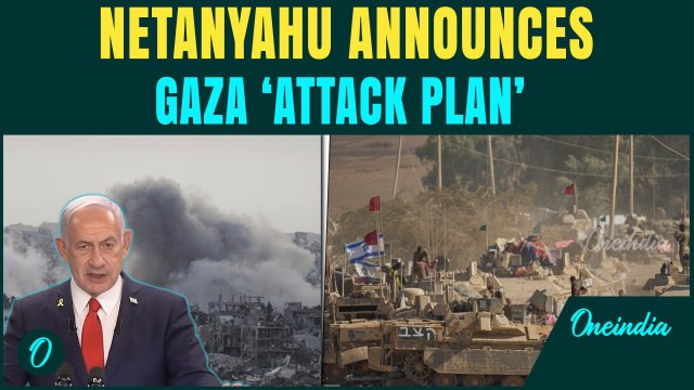 Netanyahu Reveals Israel’s ATTACK Plan to ‘FREE’ Gaza | Blasts HAMAS for STARVING Gazans