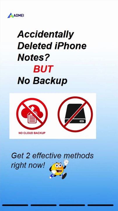 How to Recover Deleted iPhone Notes Without Backup [2025]