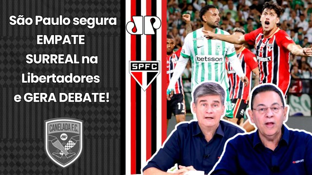 INACREDITÁVEL!! O São Paulo em Libertadores CONSEGUE UMAS COISAS que... | Atlético Nacional x SPFC