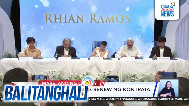 Rhian Ramos, nag-renew ng kontrata sa GMA Network | Balitanghali