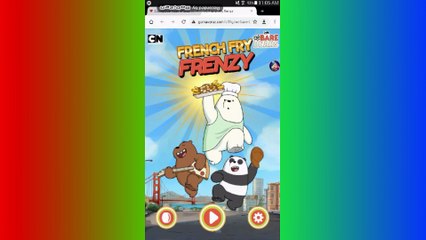 MIX JUEGOS DE TABLET 📋📱: WE BARE BEARS FRENCH FRY FRENZY 🍟 vs SPONGEBOB RUN 🧽