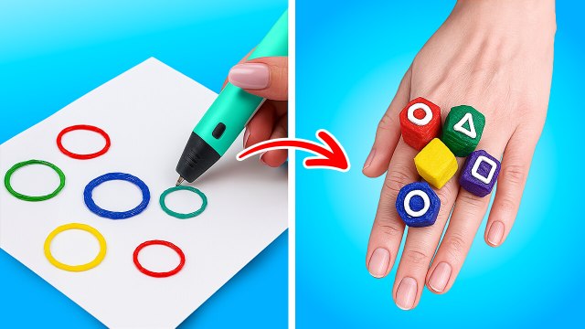 123GO! - Stylo 3D vs Pistolet à colle | Astuces et créations cool