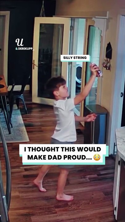 Unaware dad has no idea what to expect... 😳