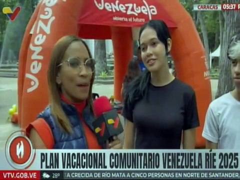 Flias. continúan disfrutando de las bondades del Plan Vacacional Venezuela Ríe en el Parque Los Caobos