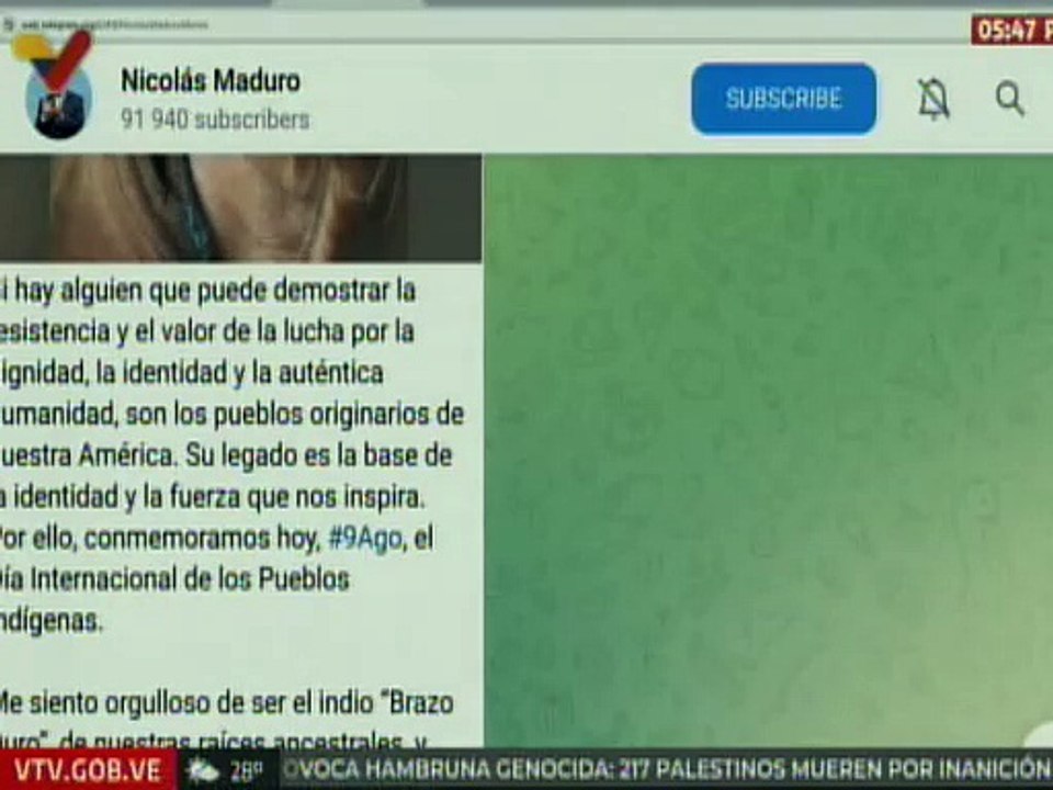 Pdte. Maduro: Si hay alguien que puede demostrar el valor de la lucha son los pueblos originarios