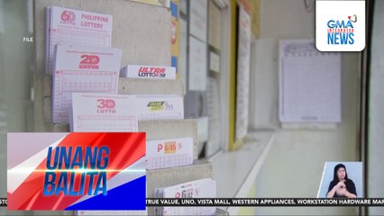Jackpot ng Ultra Lotto 6/58, mahigit P329M na | Unang Balita