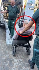 The emotion of this elderly man as he sees his wife again after his hospitalization