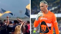 Afición de Pumas llega al Estadio Olímpico Universitario donde Keylor Navas tendrá su debut en CU