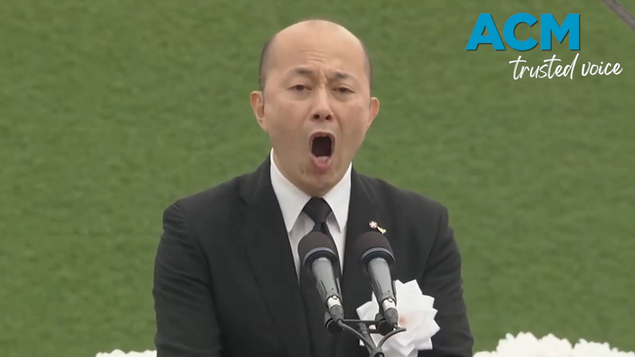 Nagasaki mayor warns against nuclear war on 80th anniversary of atomic bomb attack