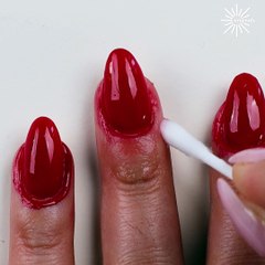 Satisfying nail polish correcting! 💅