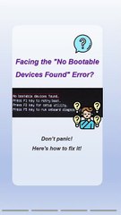 How to Fix No Bootable Device Error on Your Windows PC