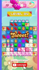 Candy Crush Level 34 | Quick Win Gameplay 🍭 #dailymotion #shorts