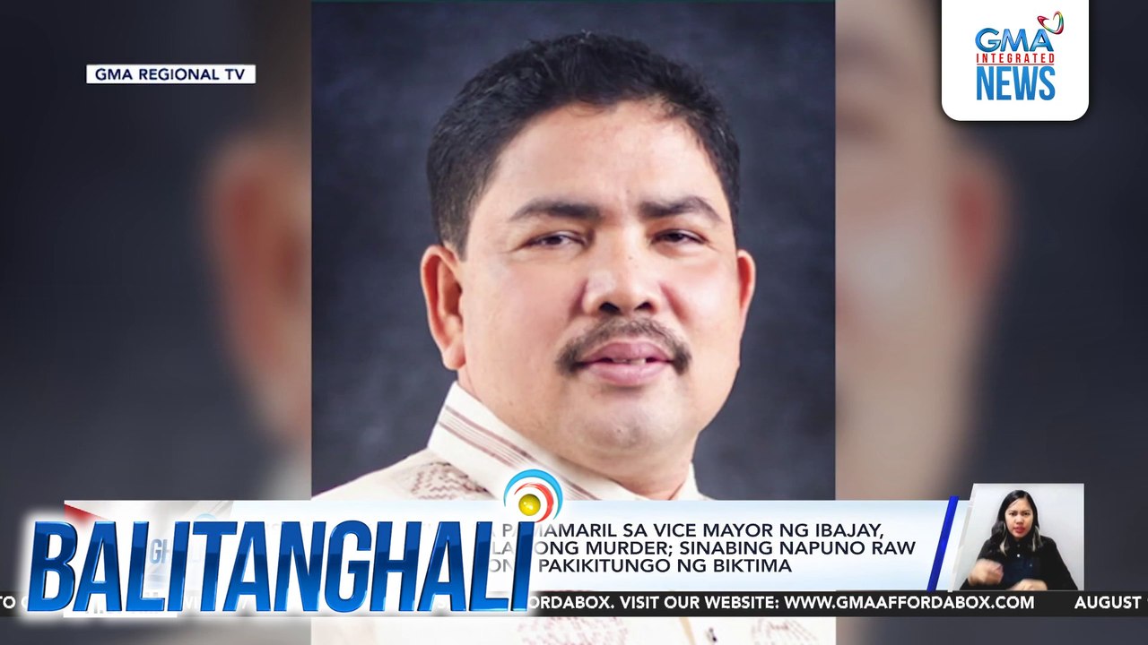 Suspek na konsehal sa pamamaril sa vice mayor ng Ibajay, sinampahan na ng reklamong murder; sinabing napuno raw siya dahil sa iba umanong pakikitungo ng biktima | Balitanghali