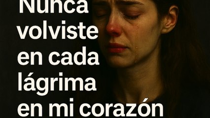 💔 Nunca volviste en cada lágrima en mi corazón 💧