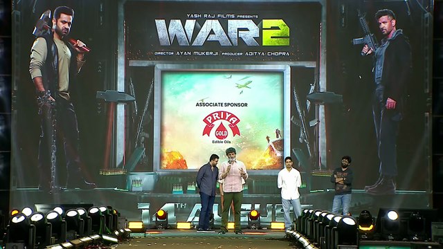Trivikram Speech at WAR 2 Pre-Release Event ｜ NTR, Hrithik Roshan, Kiara Advani, Ayan Mukerji