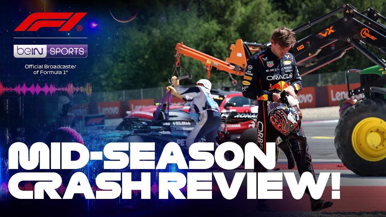 Crashes from all F1 races so far! | Formula 1 2025